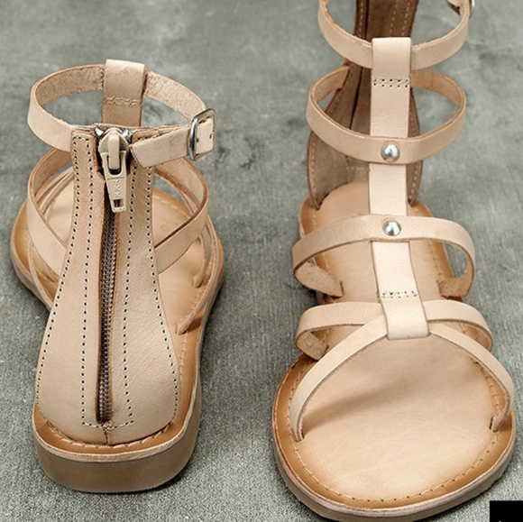 rebels Shoes - Rebels Nude Strappy Gladiator Florence Sandals